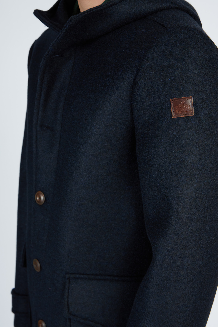 Giacca da uomo in misto lana Leyendas Del Polo a bottoni modello regular fit - Capispalla e giacche uomo | La Martina - Official Online Shop