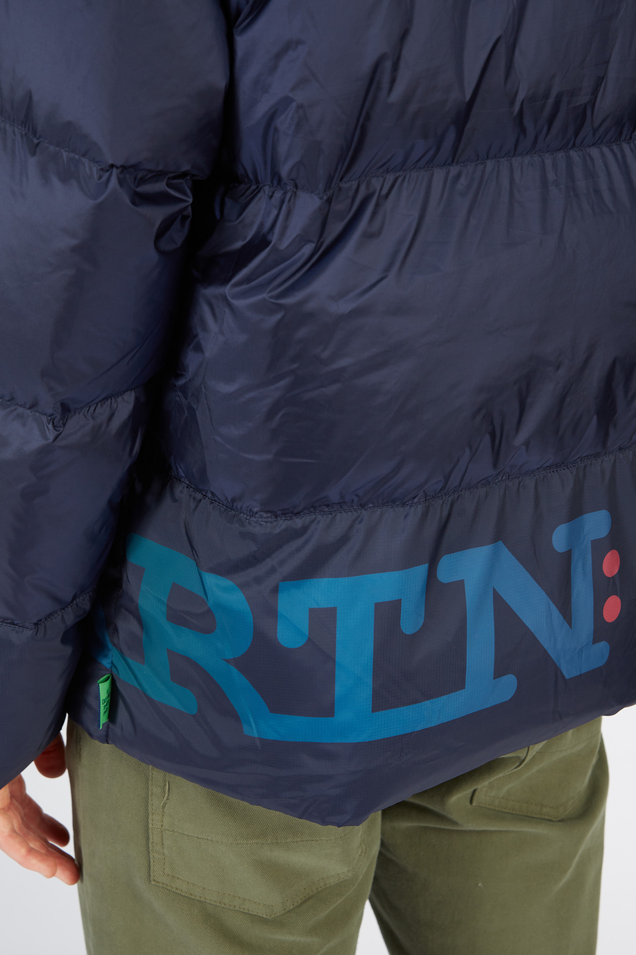 Men's padded down jacket with hood, regular fit - Rainproof & Windproof | La Martina - Official Online Shop