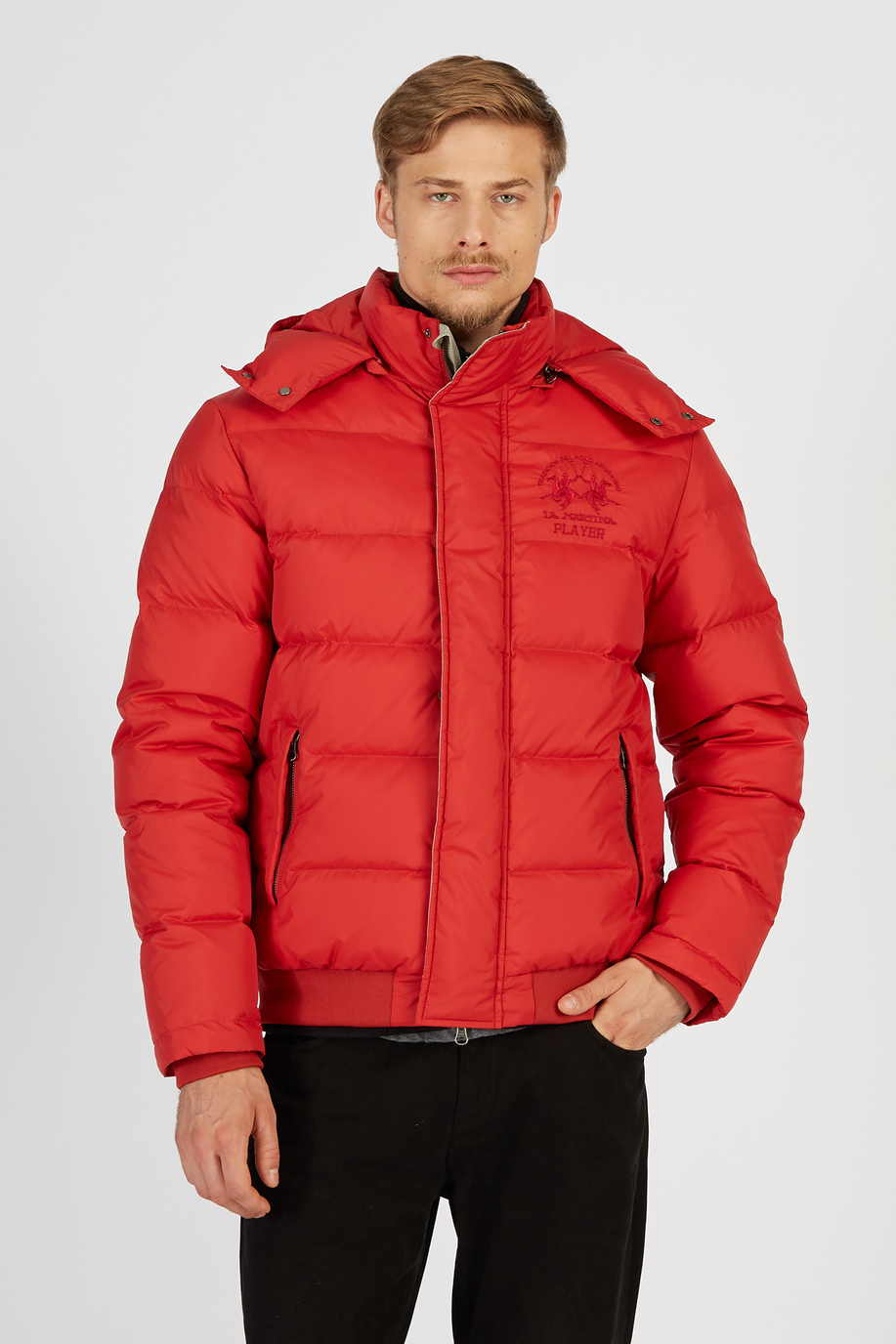 Men’s padded jacket with hood Numeros regular fit - Men | La Martina - Official Online Shop