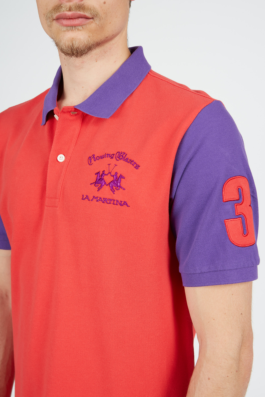 Comfort fit short-sleeved polo shirt - Short Sleeve | La Martina - Official Online Shop