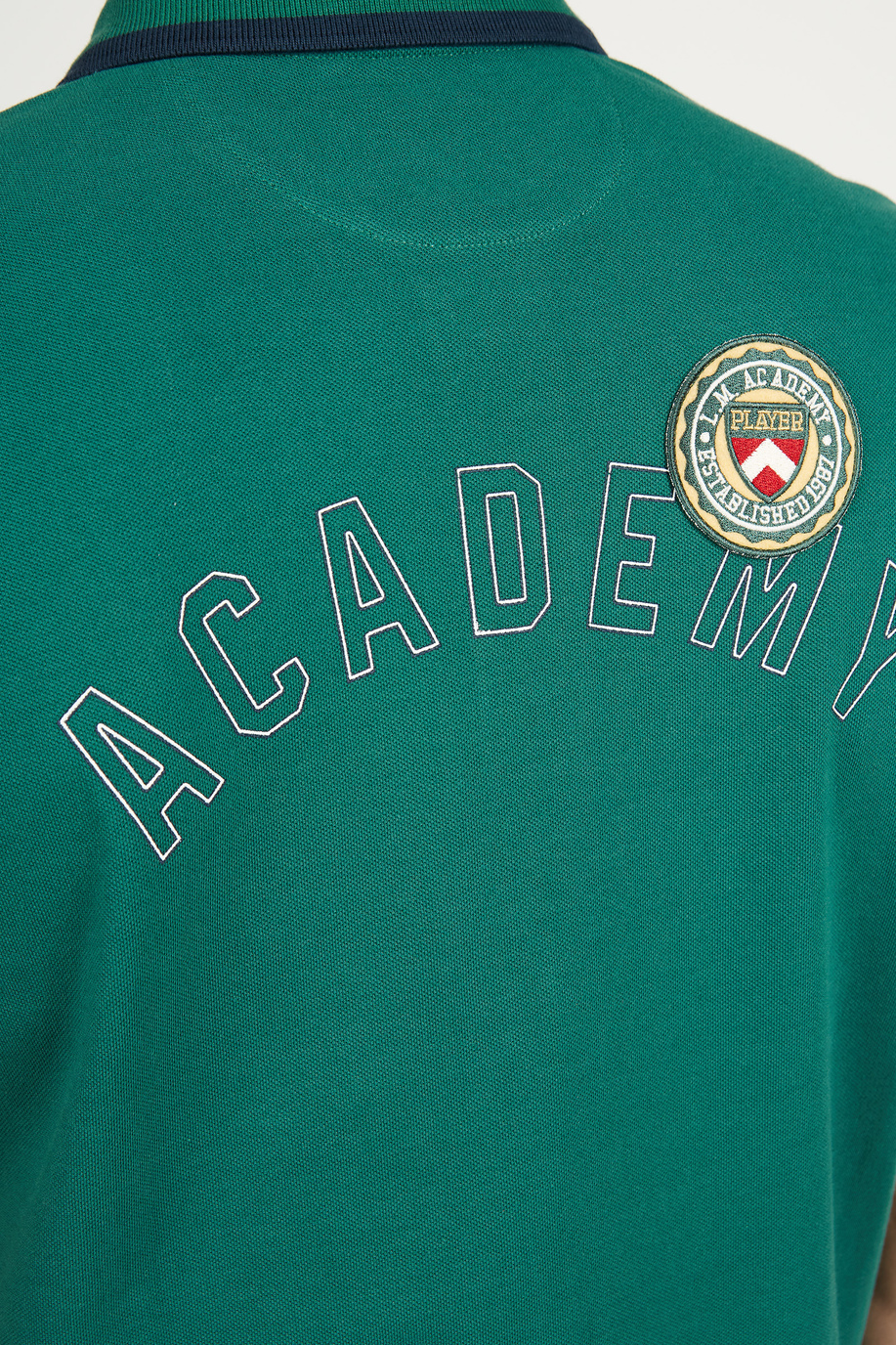 Men's short-sleeved 100% cotton polo shirt - Polo Academy | La Martina - Official Online Shop