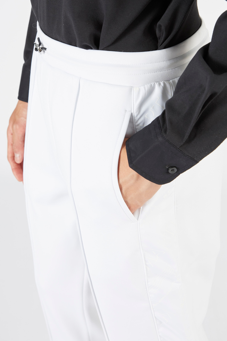 Men regular fit cotton blend jogger - Trousers | La Martina - Official Online Shop