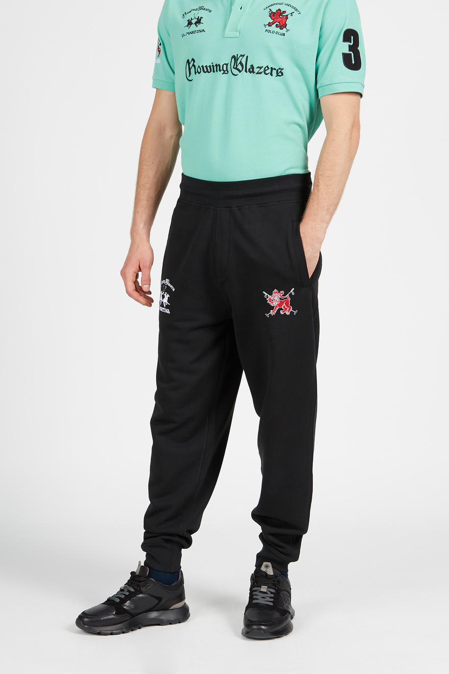 Jogger in cotone comfort fit - Rowing Blazers X La Martina | La Martina - Official Online Shop