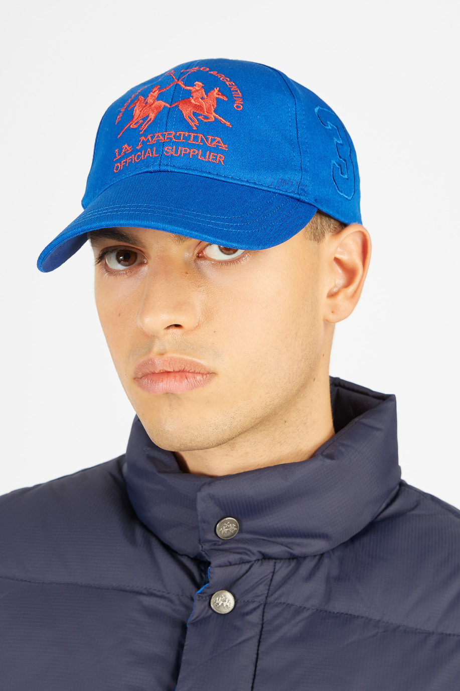 Unisex baseball cap with adjustable regular fit closure - Monogrammed gifts for him | La Martina - Official Online Shop