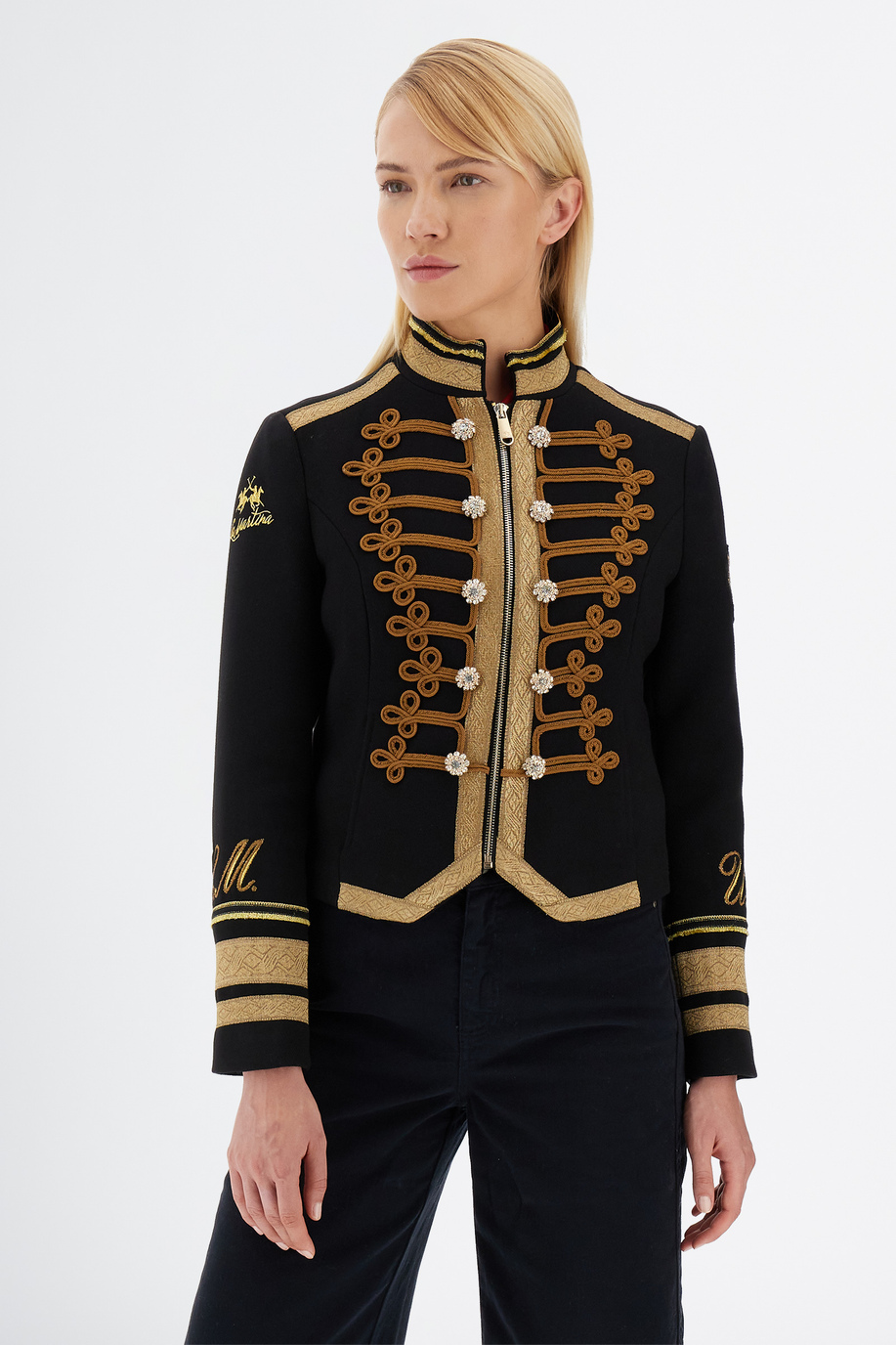 Damen Regular Fit einreihige Blazer Guards Jacke - Jacken | La Martina - Official Online Shop