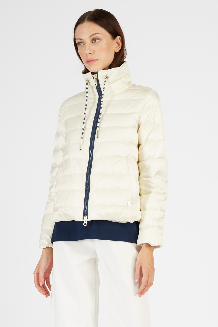 Down jacket shiny effect - Outerwear | La Martina - Official Online Shop