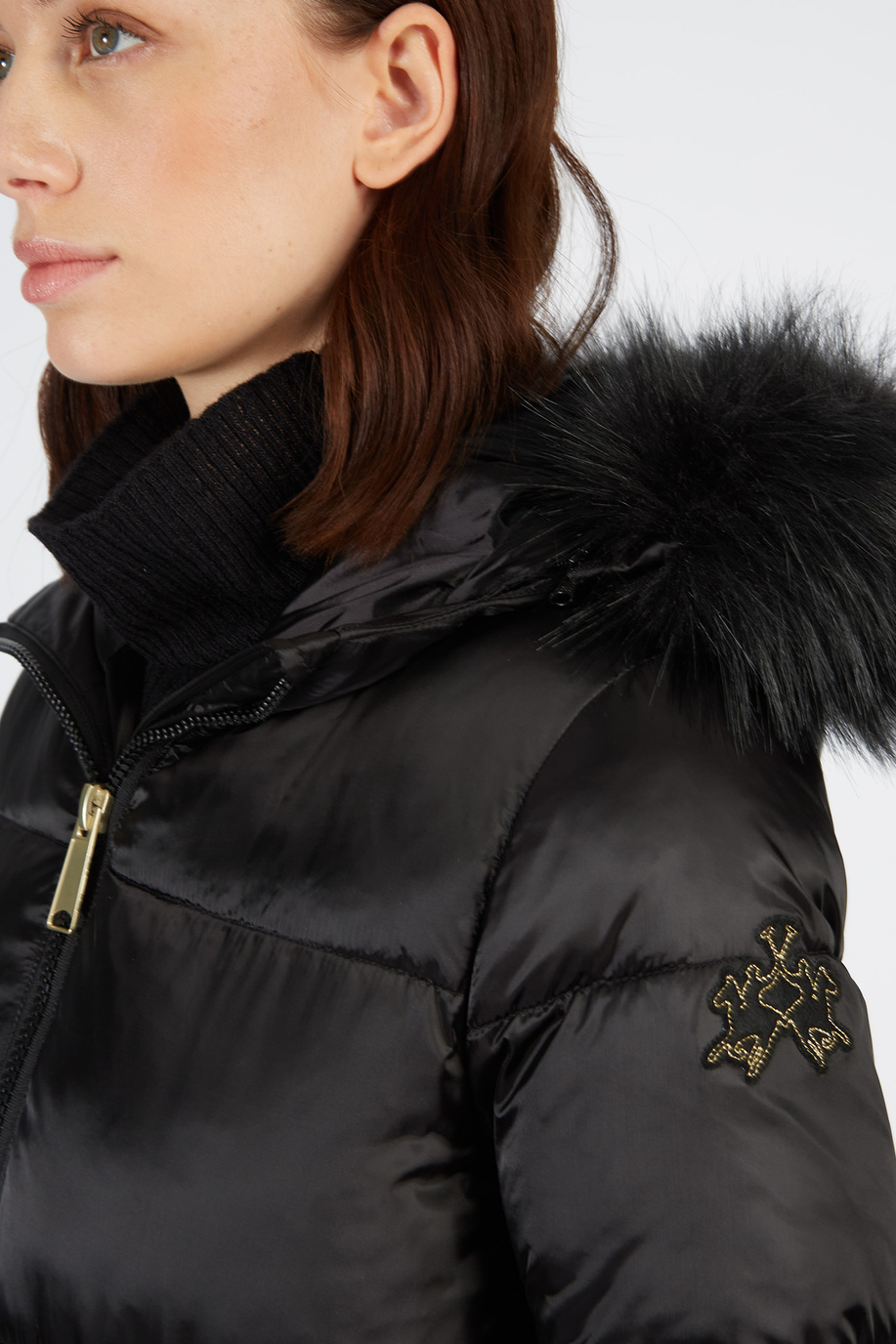 Women’s padded jacket Jet Set regular fit nylon effect - Outerwear | La Martina - Official Online Shop