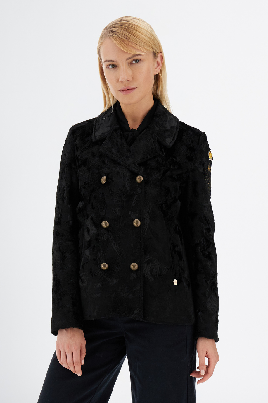 Women’s Long Sleeve England Jacket with Fur - Outerwear | La Martina - Official Online Shop