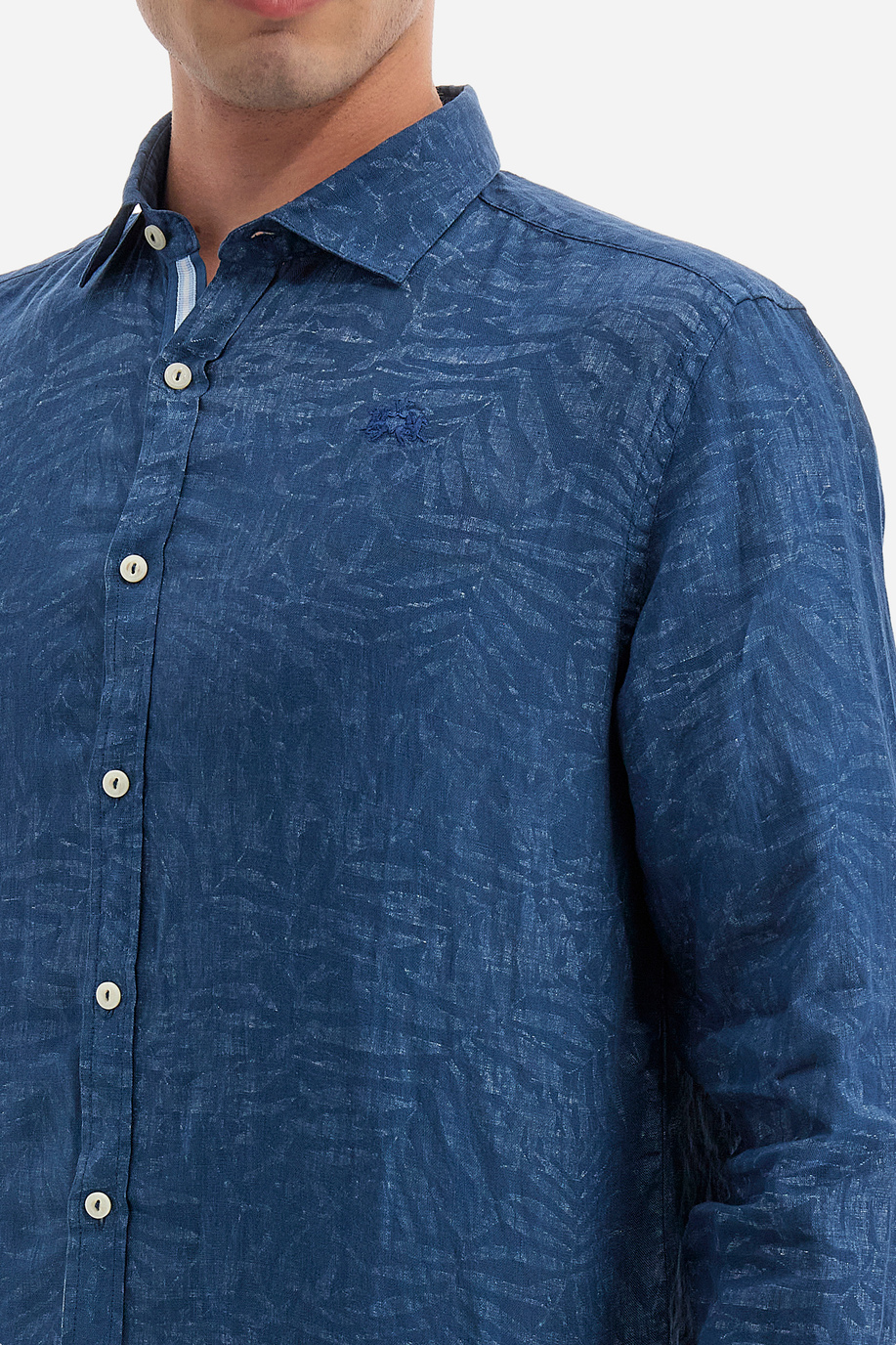 Camicia uomo a maniche lunghe 100% lino regular fit - Innocent - Camicie | La Martina - Official Online Shop
