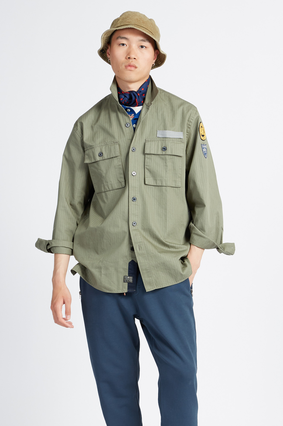 Chemise homme à manches longues capsule Polo Academy avec poches et petit logo - Vaclav - Shirts | La Martina - Official Online Shop