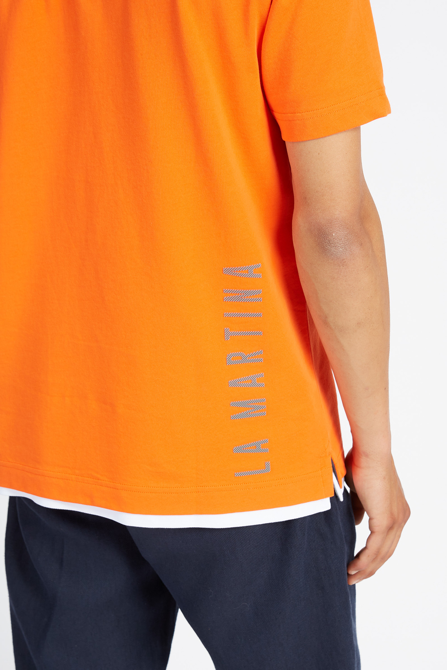 Polo homme Logos à manches courtes de couleur unie avec mini poche plate - Vasant - Regular fit | La Martina - Official Online Shop