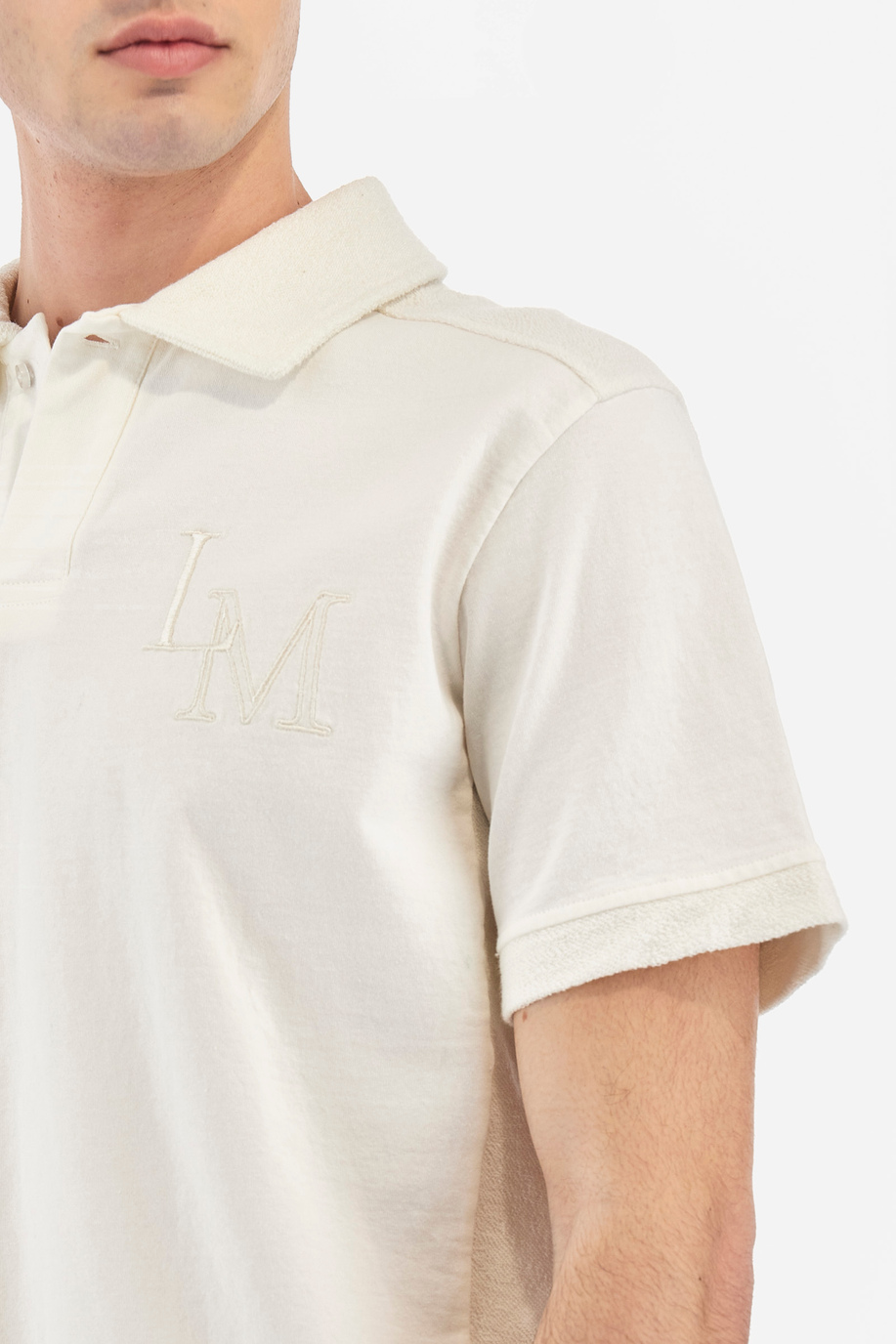 Regular fit 100% cotton short-sleeved polo shirt for men - Vonni - Gerard Loft X La Martina | La Martina - Official Online Shop