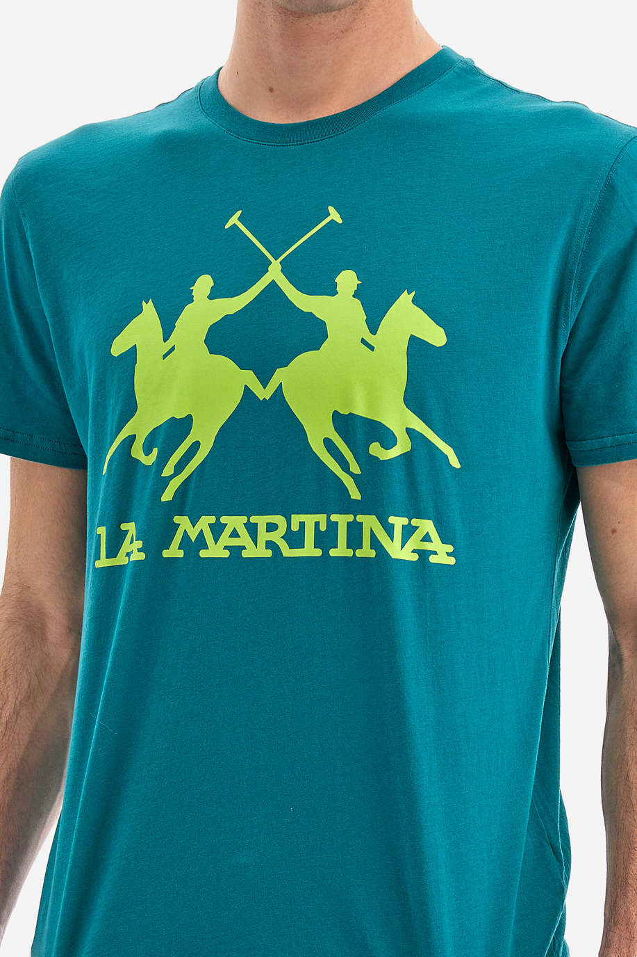 T-shirt homme 100% coton coupe regular à manches courtes - Ramon | La Martina - Official Online Shop