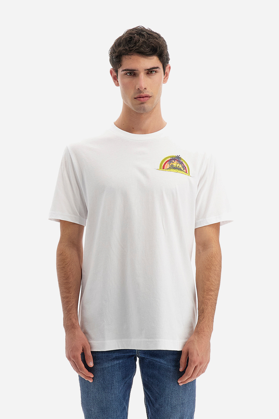 T-shirt da uomo a maniche corte 100% cotone over fit- Veryl - T-shirt | La Martina - Official Online Shop