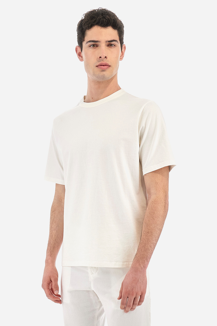 Herren T-shirt mit kurzen Ärmeln 100%Baumwolle normale Passform - Vincente - test 2 | La Martina - Official Online Shop