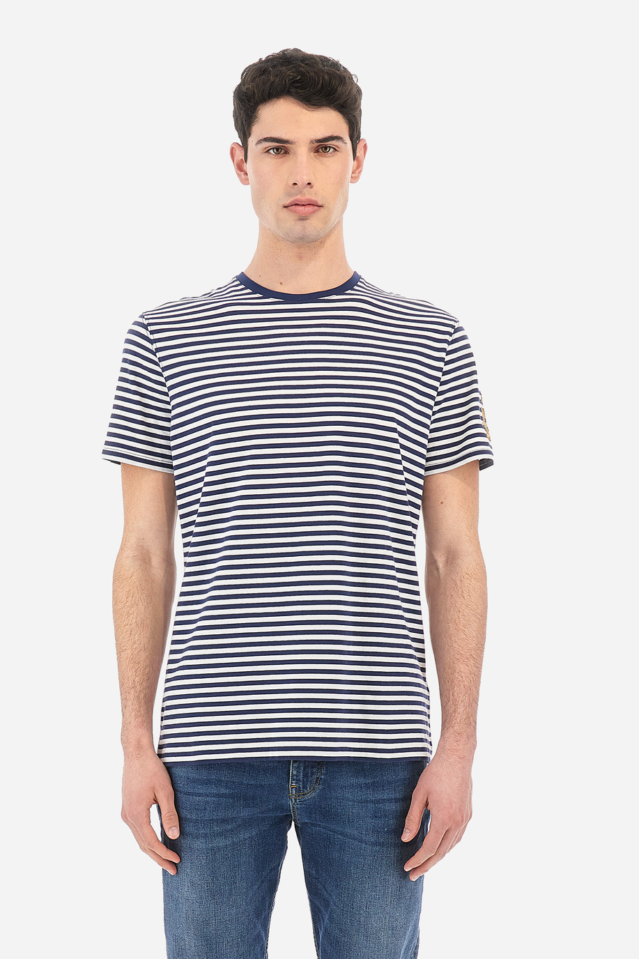 T-shirt homme 100% coton coupe regular à manches courtes - Vigidis - Soldes | La Martina - Official Online Shop