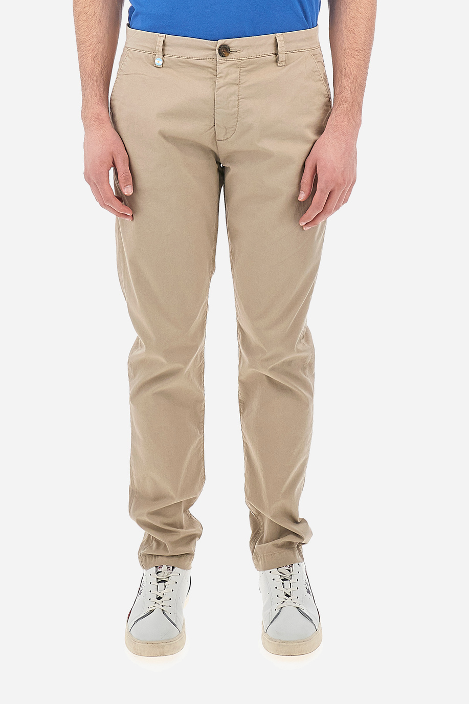 Pantalone da uomo in cotone chino elasticizzato slim fit  -  Siard - Look eleganti per lui | La Martina - Official Online Shop