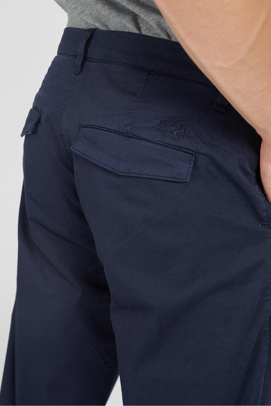 5-Pocket-Herren-Chinohose aus elastischer Baumwolle slim fit  -  Siard - Hosen | La Martina - Official Online Shop