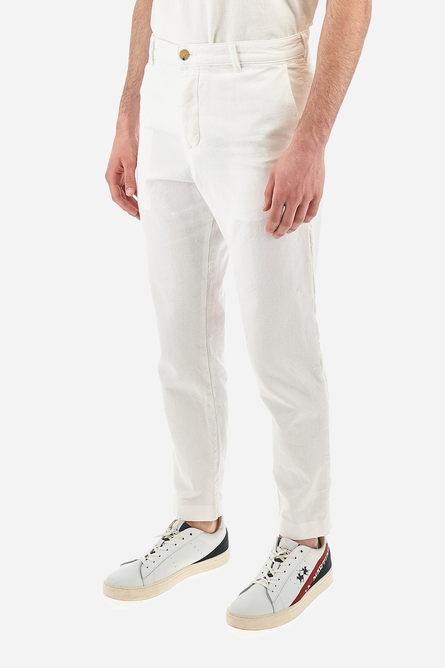Men's regular fit trousers - Vance - Gerard Loft X La Martina | La Martina - Official Online Shop