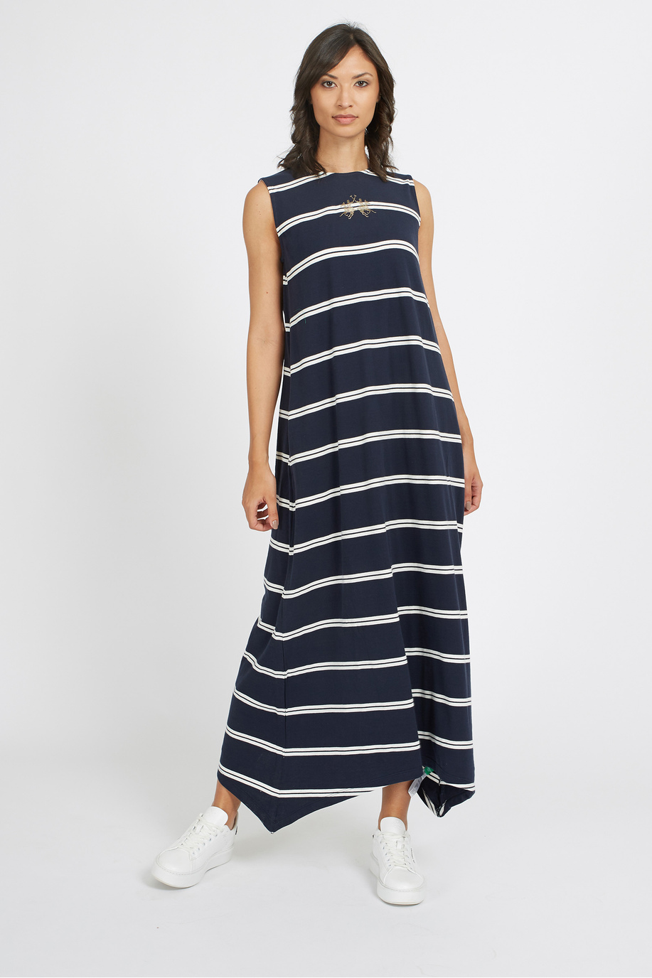 Damen-Kleid aus 100 % Baumwolle mit normaler Passform- Verina - Kleider | La Martina - Official Online Shop