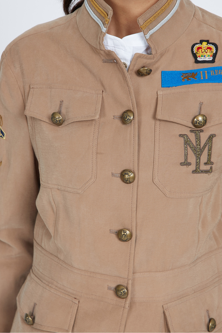 Damen-Jacke aus Viskose mit normaler Passform- Valery - Kleidung | La Martina - Official Online Shop