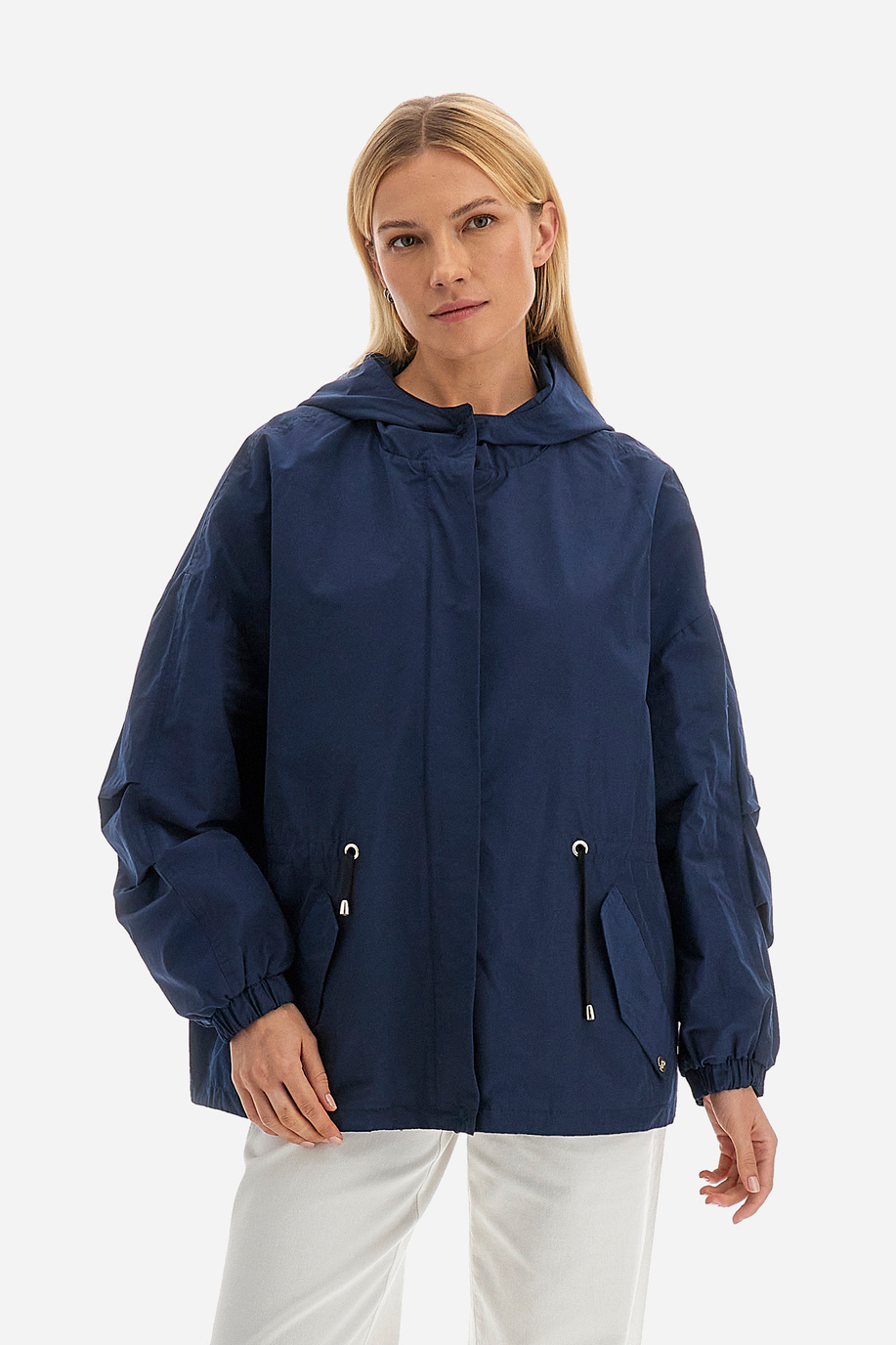 Solid color women's capsule Spring Weekend trench jacket with pockets - Vandani - Apparel | La Martina - Official Online Shop