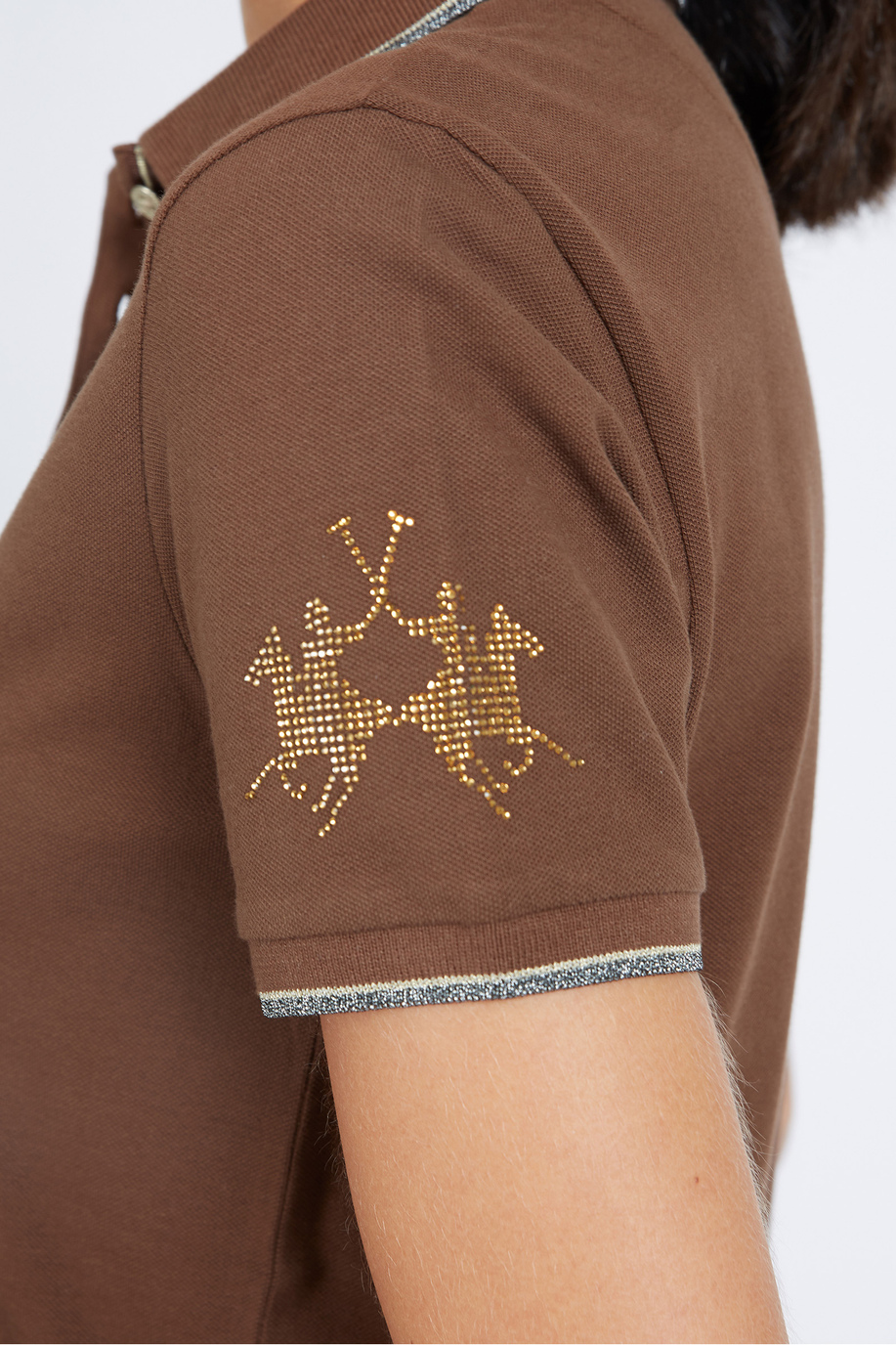 Damen-Poloshirt aus Baumwolle mit normaler Passform- Vinia - Poloshirts | La Martina - Official Online Shop