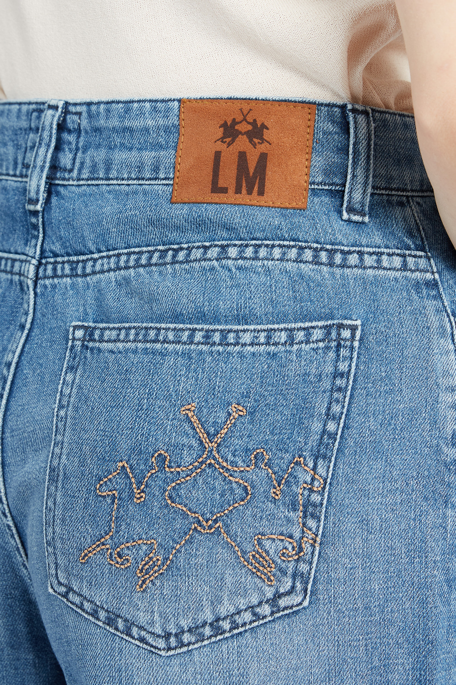 Pantalon jeans femme 5 poches capsule Spring Weekend - Villem | La Martina - Official Online Shop