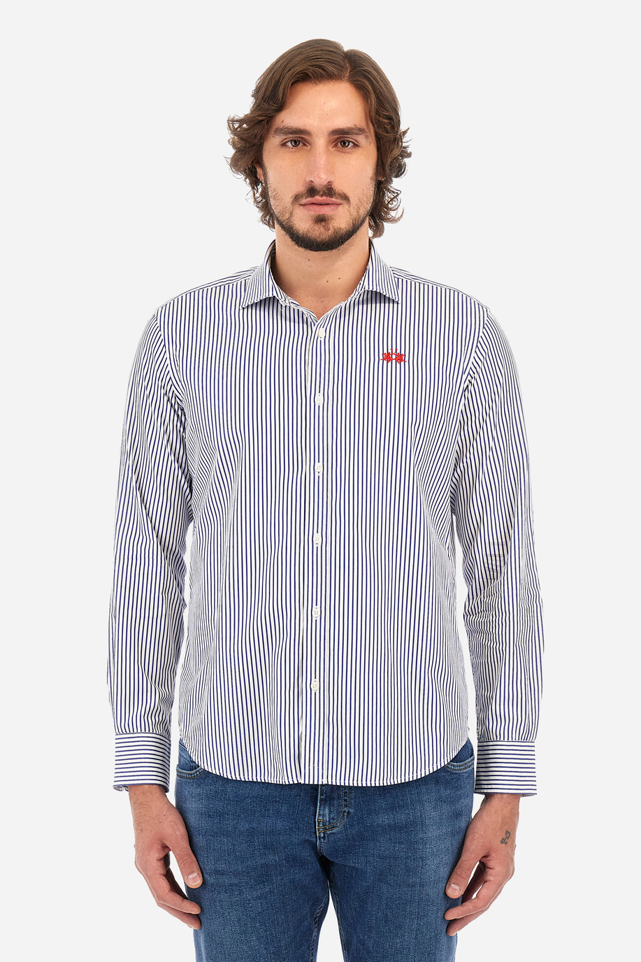 Man shirt in regular fit - Innocent - test 2 | La Martina - Official Online Shop