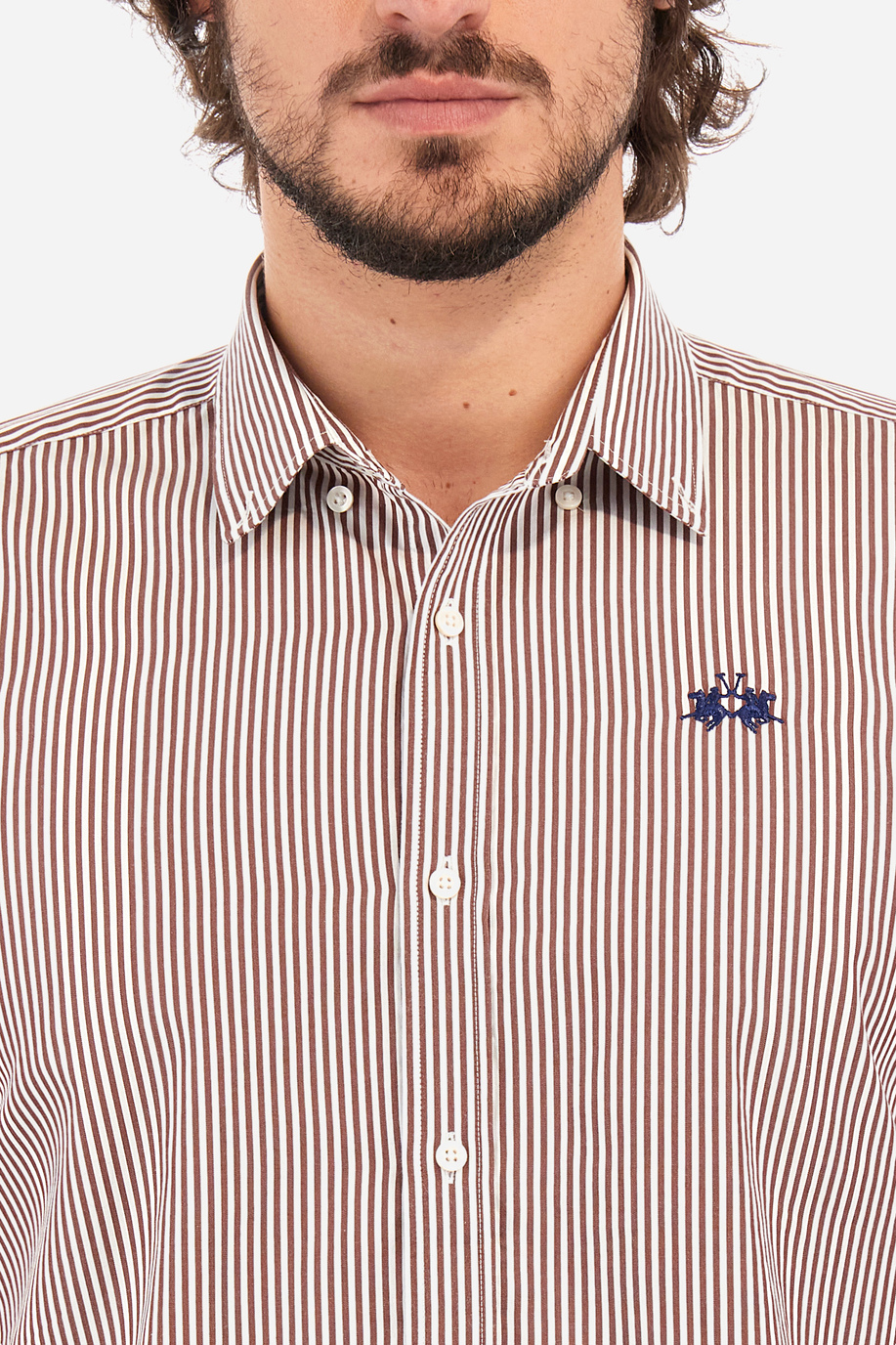 Man shirt in regular fit - Rodolfo - test 2 | La Martina - Official Online Shop