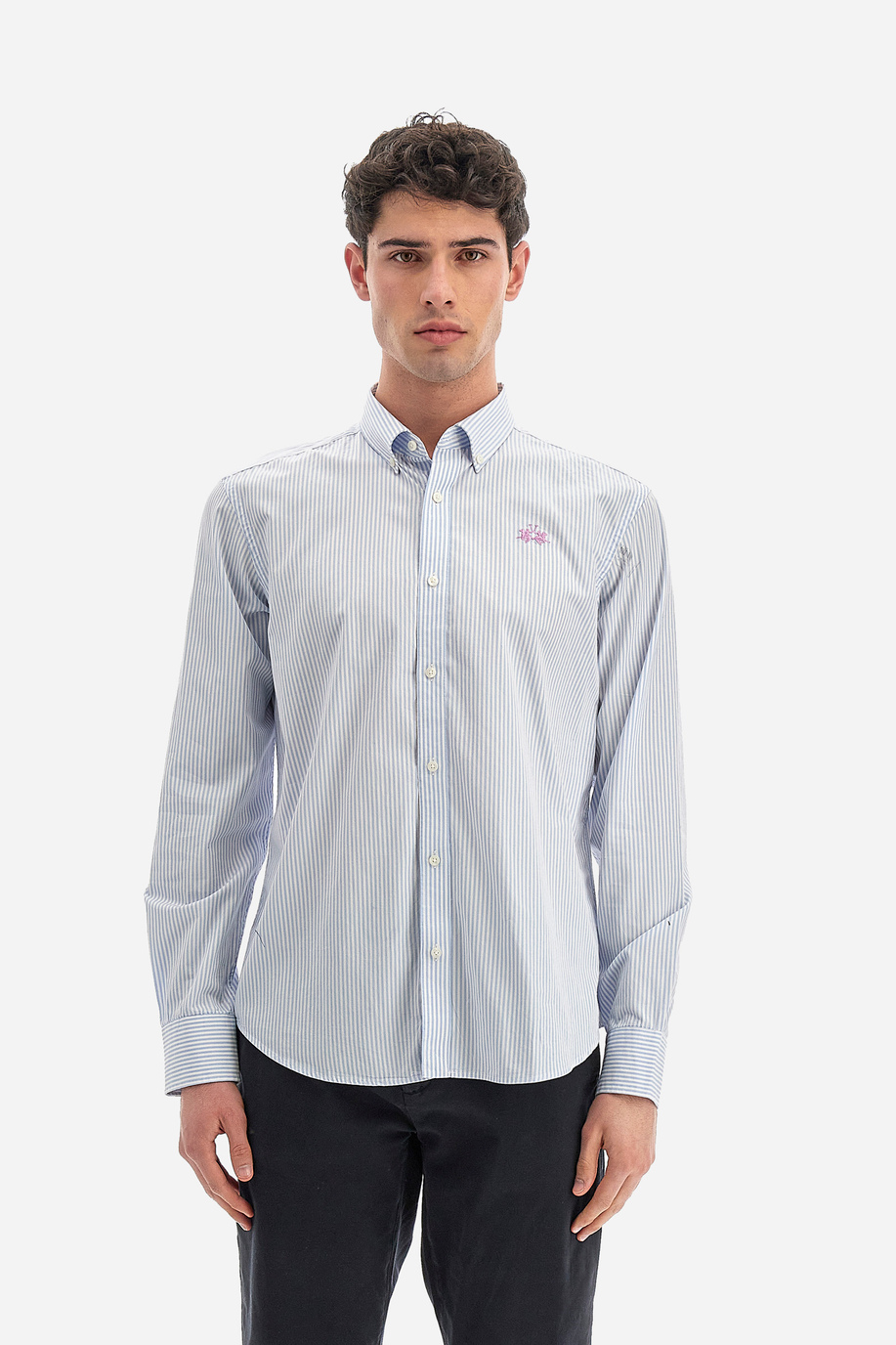 Man shirt in regular fit - Rodolfo - -30% | step 3 | all | La Martina - Official Online Shop
