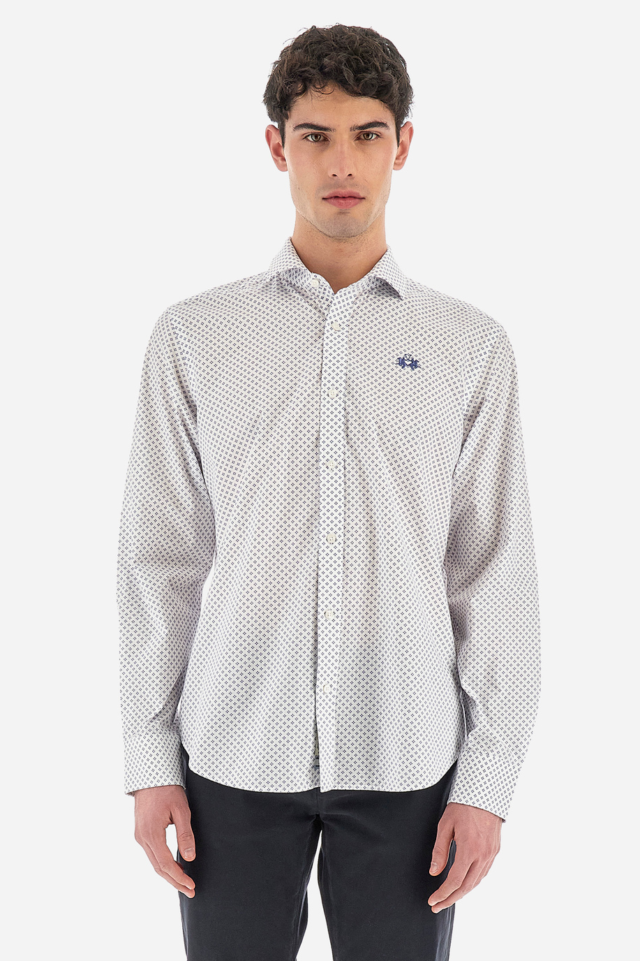 Camisa hombre de corte recto - Innocent - -30% | step 3 | all | La Martina - Official Online Shop