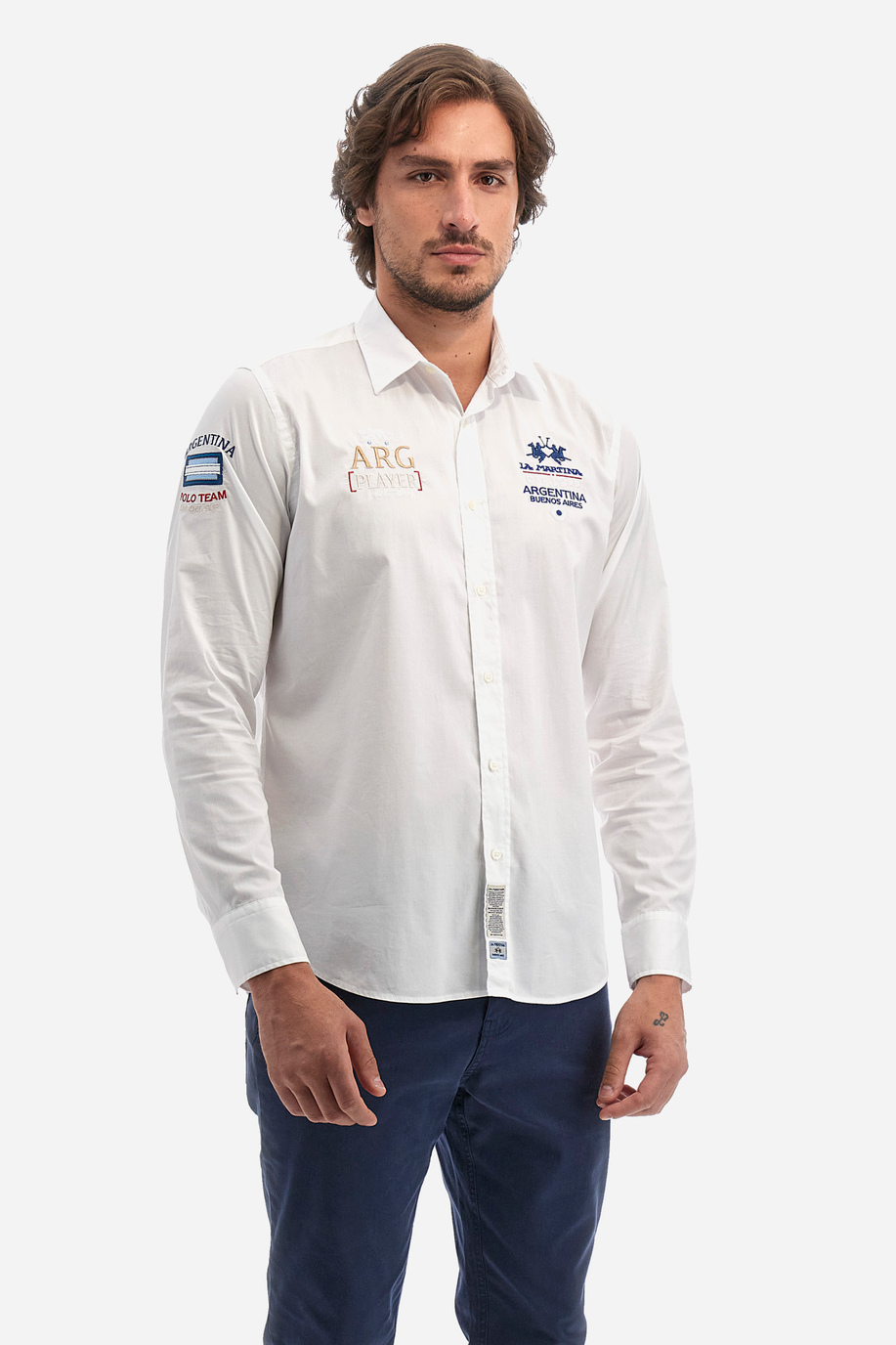 Man shirt in regular fit - Wiley - Inmortales | La Martina - Official Online Shop