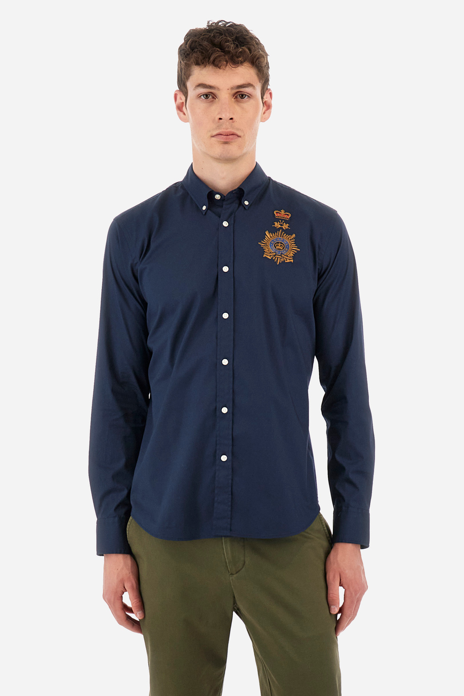 Man shirt in regular fit - Waylen - Shirts | La Martina - Official Online Shop
