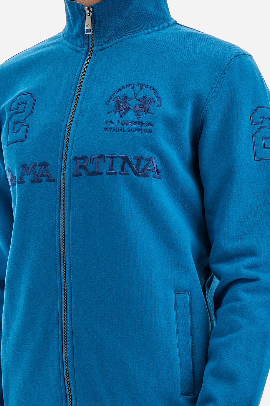 Man regular fit sweatshirt - Urbanus - Iconos - Numeros  | La Martina - Official Online Shop