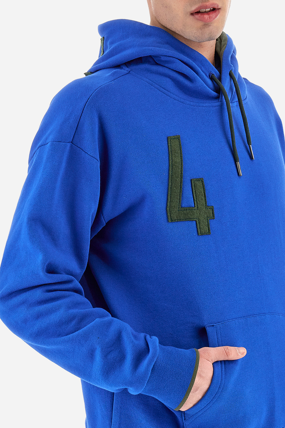 Herren Sweatshirt Over fit - Willes - Iconos - Numeros  | La Martina - Official Online Shop