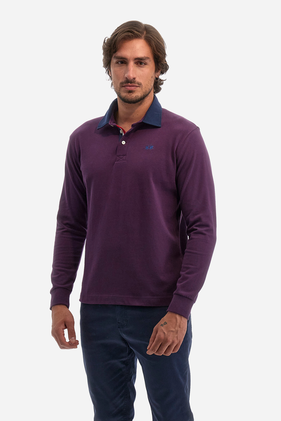 Man polo shirt in regular fit - Waller - XLarge sizes | La Martina - Official Online Shop