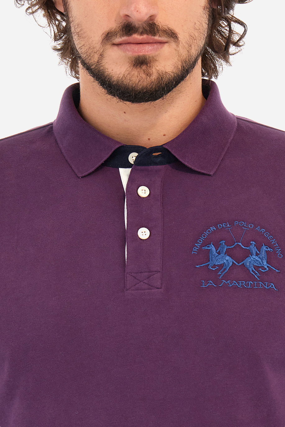 Man polo shirt in regular fit - Wilfredo - test 2 | La Martina - Official Online Shop