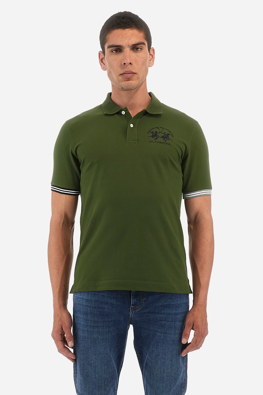 Herren-Poloshirt Regular Fit - Waddell - Essential | La Martina - Official Online Shop