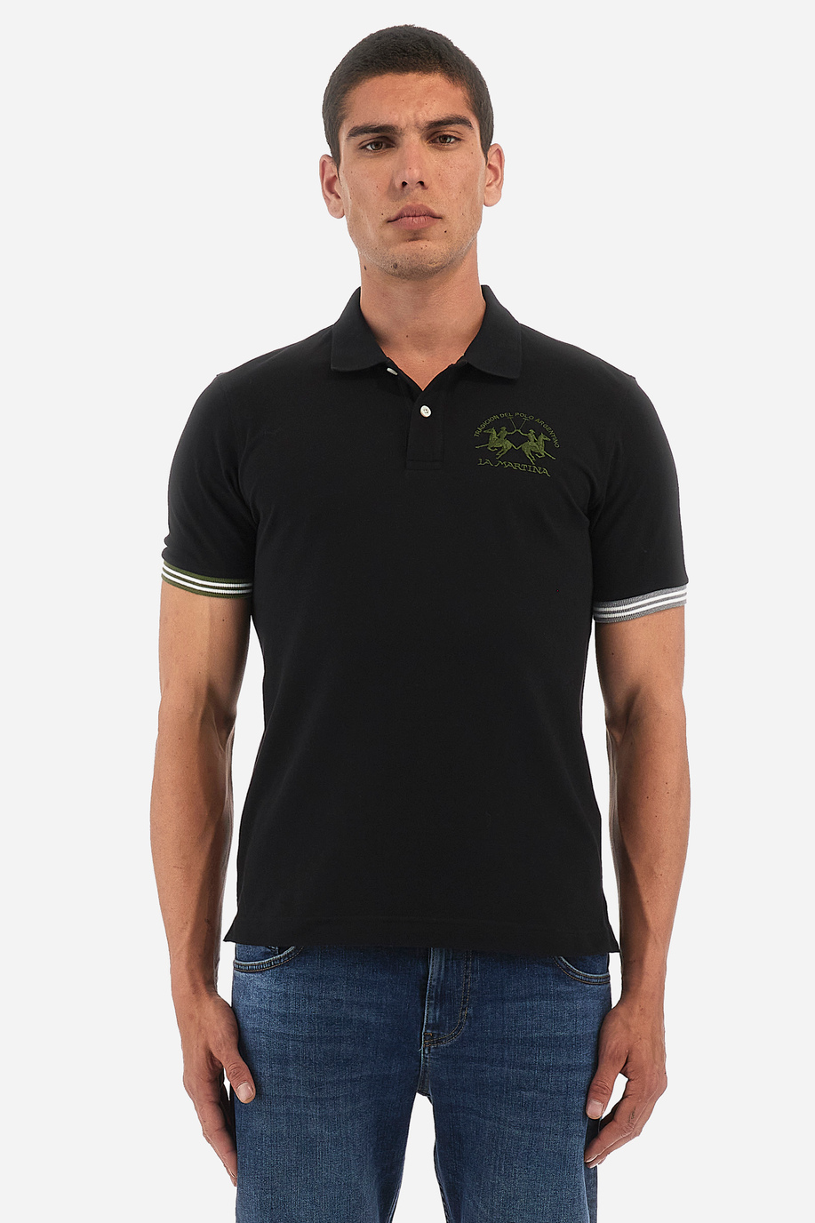 Herren-Poloshirt Regular Fit - Waddell - Essential | La Martina - Official Online Shop