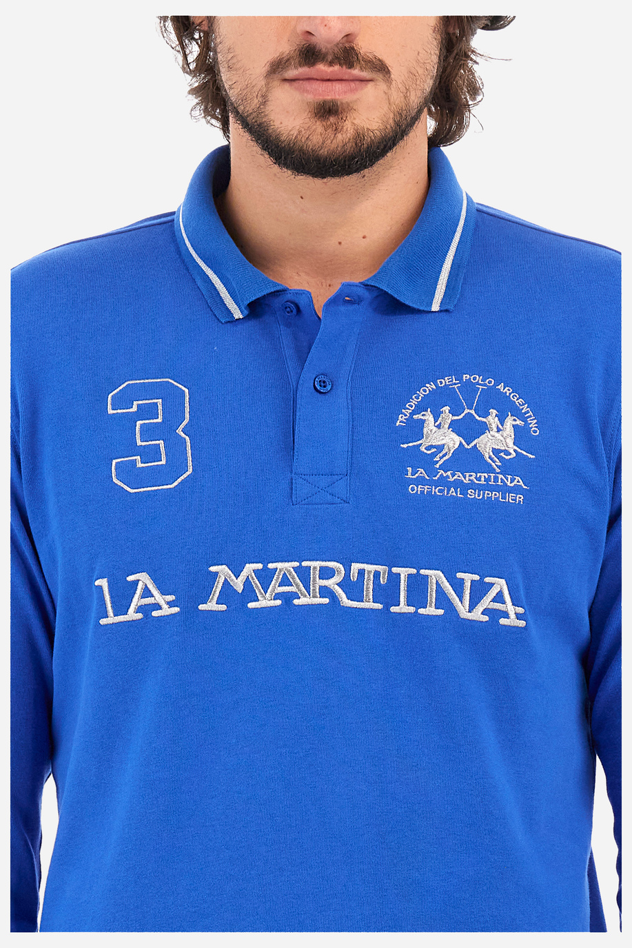 Man polo shirt in regular fit - Urbe - Long Sleeve | La Martina - Official Online Shop