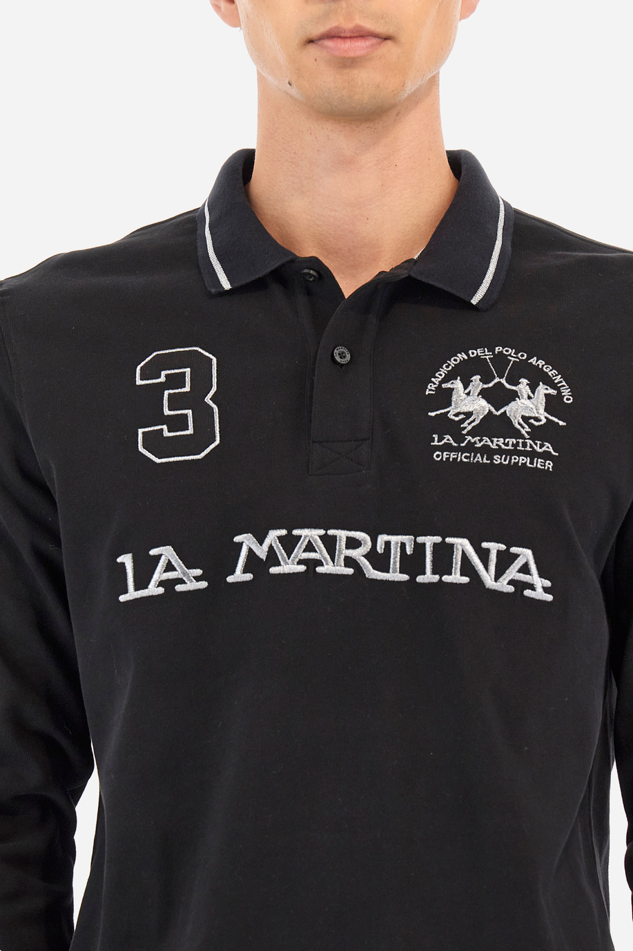 Man polo shirt in regular fit - Urbe - Long Sleeve | La Martina - Official Online Shop