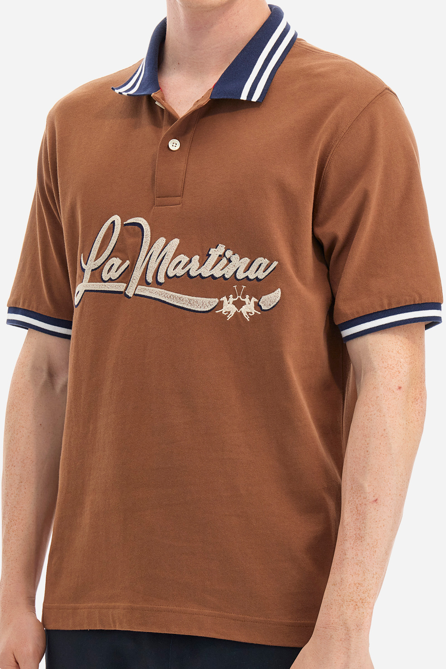 Men's oversized polo shirt - Wadell - Comfort fit | La Martina - Official Online Shop