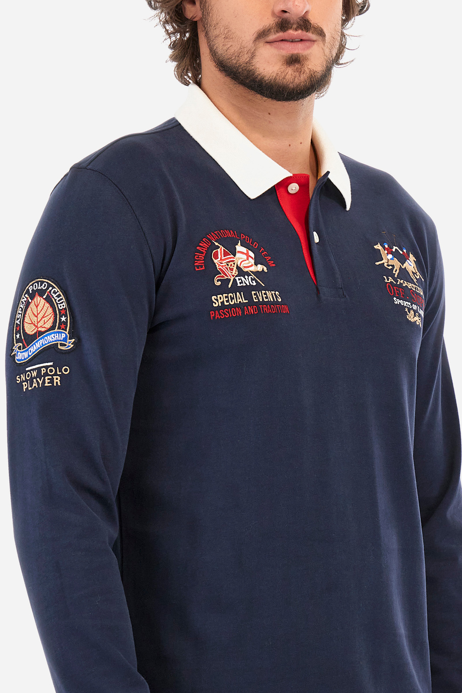 Man polo shirt in regular fit - Wilber - Inmortales | La Martina - Official Online Shop