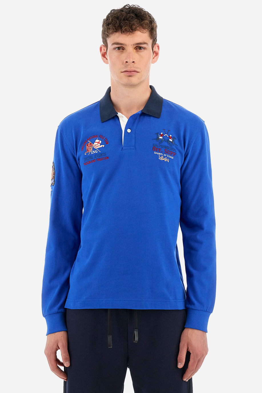 Man polo shirt in regular fit - Wilber - Long Sleeve | La Martina - Official Online Shop