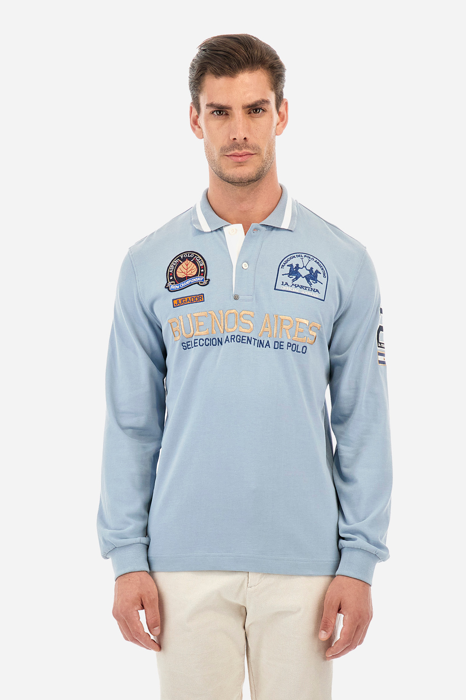 Man polo shirt in regular fit - Wilkinson - Men | La Martina - Official Online Shop
