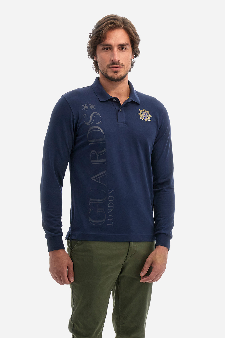 Man polo shirt in regular fit - Wyndsor - Guards - England | La Martina - Official Online Shop