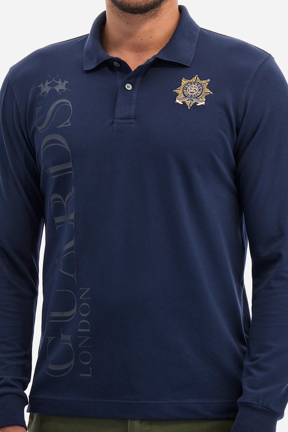 Man polo shirt in regular fit - Wyndsor - Guards - England | La Martina - Official Online Shop