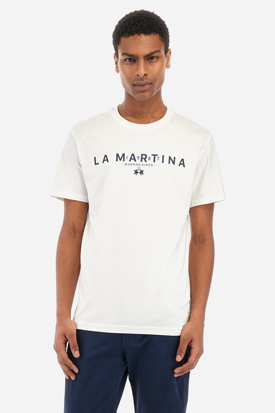 Herren-T-Shirt Regular Fit - Warley - T-shirts | La Martina - Official Online Shop