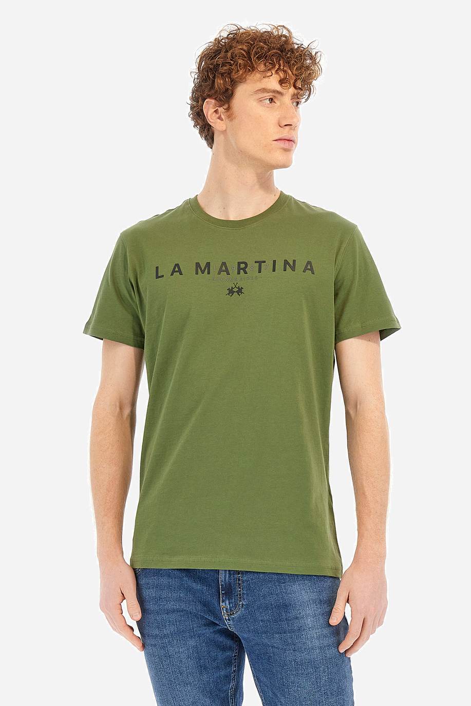 Herren-T-Shirt Regular Fit - Warley - Monogrammierte Geschenke für ihn | La Martina - Official Online Shop